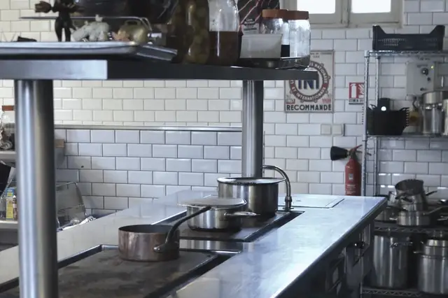 Commercial kitchen in SS 304